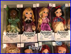 Collection 14 Disney Store Animator 16 Toddler Dolls Princess 1st Editions Pets