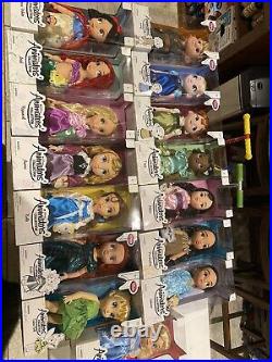 Collection 15 Disney Store Animator 16 Toddler Dolls Princess 1st Editions Pets
