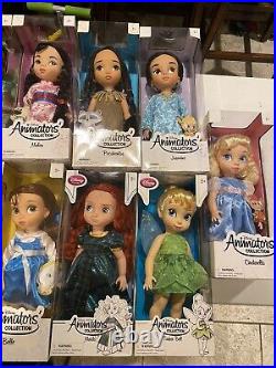 Collection 15 Disney Store Animator 16 Toddler Dolls Princess 1st Editions Pets