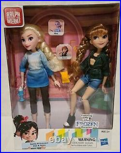 Complete Set Lot Of 7 Disney Comfy Princess Ralph Breaks the Internet Dolls NEW