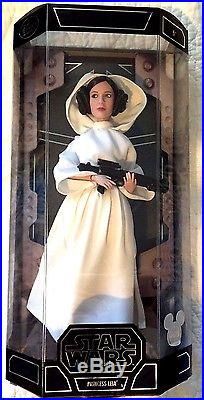 D23 Expo Star Wars Princess Leia Doll Figure LE450 Carrie Fisher Disney NIB NEW