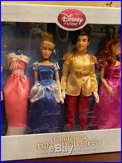 DISCOUNTED! Disney Cinderella Deluxe Classic Doll Gift Set RARE/ Brand NEW