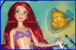 DISNEY Ariel Little Mermaid Deluxe Singing Doll 11'' NIB
