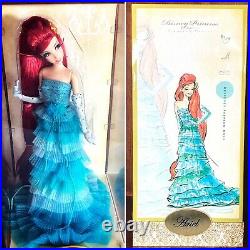 DISNEY PRINCESS Designer Collection ARIEL Little Mermaid LE DOLL COA & Gift Bag