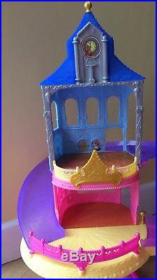 DISNEY PRINCESS Magiclip Glitter Glider Castle + Cinderella + Frozen Dolls