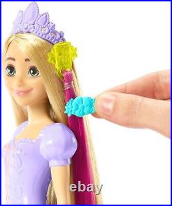 DISNEY PRINCESS Rapunzel Doll with Color Change Hair Extensions Stylish New doll