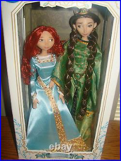 DISNEY Pixar BRAVE Princess MERIDA & QUEEN ELINOR Doll Set LE 2500 New