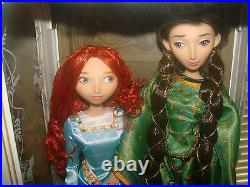 DISNEY Pixar BRAVE Princess MERIDA & QUEEN ELINOR Doll Set LE 2500 