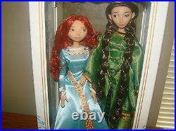 DISNEY Pixar BRAVE Princess MERIDA & QUEEN ELINOR Doll Set LE 2500 New