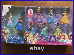 DISNEY Princess Magic Clip 8 Different Dolls withBelle, Merida, Anna 3.75 2014