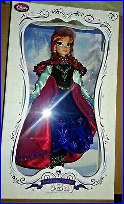DISNEY STORE ANNA (sis Elsa) princess SNOW GEAR Limited Edition of 5000 17 DOLL