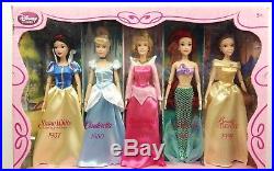 DISNEY STORE Princess Classic Film Collection 10 Dolls 11 inch