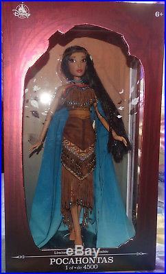 DISNEY STORE Princess Pocahontas LE 17 DOLL Limited Edition 16 LE New but Open