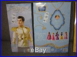 DISNEY Store 8 Princess Prince Deluxe Doll Barbie Lot NEW IN PKG