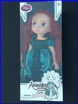 DISNEY Store ANIMATORS Collection MERIDA Doll 16 Sealed Box NEW