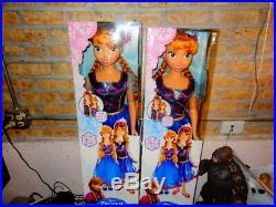 DISNEY frozen MY SIZE DOLL ANNA 38TALL FACTORY SEALED 2014 FIRST EDITION TARGET