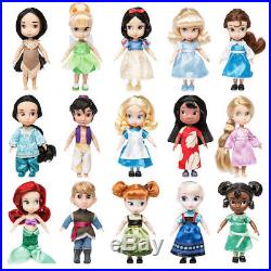 DIsney Store ANIMATORS' Mini 5 Doll Collectors GIFT SET of 15 Lilo RETIRED 2016