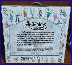 Disney ANIMATORS' Collection 2015 Mini Doll Set of 15 Display Gift Box New RaRe