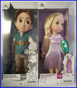 Disney Store Animators Collection Flynn Rider Toddler 16" Doll Tangled Sealed 