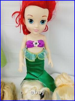 Disney Animators' Collection 16 Toddler Doll Princesses 8 Doll Lot