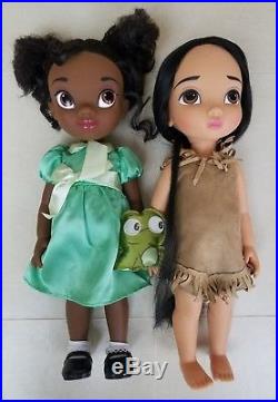 Disney Animators Collection Dolls Merida Rapunzel Tiana Anna Lot Princess