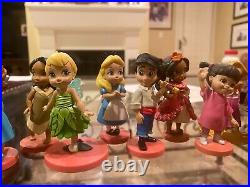 Disney Animators Collection Mini Doll Set Lot Princess Cake Topper Figurine