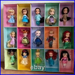 Disney Animators Collection Mini Princess Doll Collection 15 Dolls Set Japan
