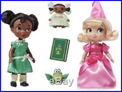 Disney Animators Mini Doll Set Tiana & Charlotte 10th Anniv Princess & The Frog