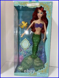 Disney Ariel From The Little Mermaid Deluxe Feature 18 Singing Doll New! NIP
