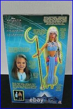 Disney Atlantis Crystal Princess Kida doll withlight up necklace RARE