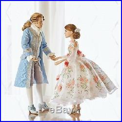 Disney Beauty And The Beast Live Action Platinum Doll Set Limited Edition Of 500
