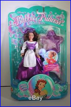 Disney Bubble Princess 1995 SleepingBeauty Belle Cinderella Jasmine Snow White