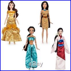 Disney Classic 11 Princess Doll Collection Barbie Gift Set Mulan Jasmine Arie +