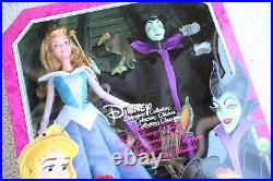 Disney Classic Dolls Sleeping Beauty & Maleficent (signature Collection). Bnib
