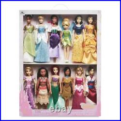 Disney Classic Princess Doll Collection Gift Set 11 1/2''- 12 DOLLS NEW