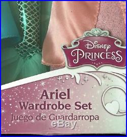 Disney Collection Princess The Little Mermaid Ariel Doll Wardrobe Set New