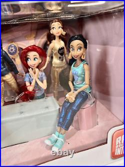 Disney Comfy Princess Posable 15 Dolls Sealed BOX SET NEW Princess