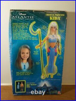 Disney Crystal Princess KIDA doll ATLANTIS Mattel 2000 RARE Damaged Box