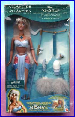 Disney Crystal Princess KIDA doll ATLANTIS Mattel 2000 light-up figure RARE