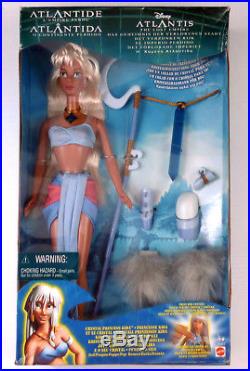 Disney Crystal Princess KIDA doll ATLANTIS Mattel 2000 light-up figure RARE