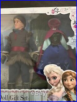 Disney DELUXE Doll GIFT SET Frozen 4 Dolls Anna ELSA HANS & KRISTOFF Coronation