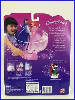Disney Dancing Princess Ariel & Prince Eric Dolls Gift Set Vintage 1997 Mattel