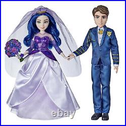Disney Descendants Royal Wedding Ben And Mal Doll Set 2 Pack