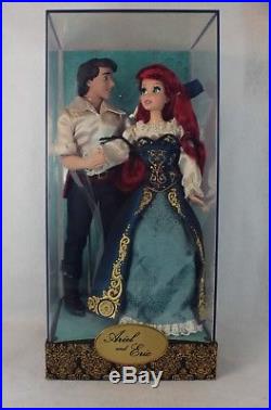 Disney Designer Doll Display Fairytale Little Mermaid Princess Ariel Prince Eric
