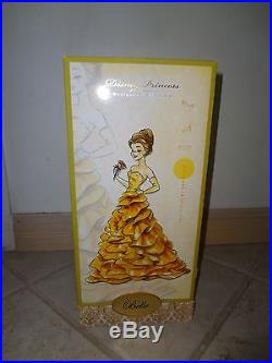 Disney Designer Princess Belle Doll Limited Edition Nrfb 7050/8000 See Picture