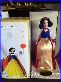 Disney Designer Princess Doll Collection! Bonus Mug Set Rare! Limited Edition