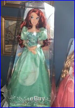Disney Diamond Collection Limited Edition Princess Aurora & Ariel 17 Doll BOTH