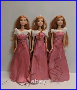 Disney Enchanted Giselle Doll Lot of 3 Mattel Great Condition Complete