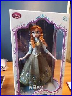 Disney FROZEN ANNA 17 Doll Limited Edition NEW with COA