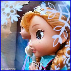 Disney FROZEN Deluxe TODDLER ELSA ANNA Dolls OLAF Princess Royal Reflection Eyes